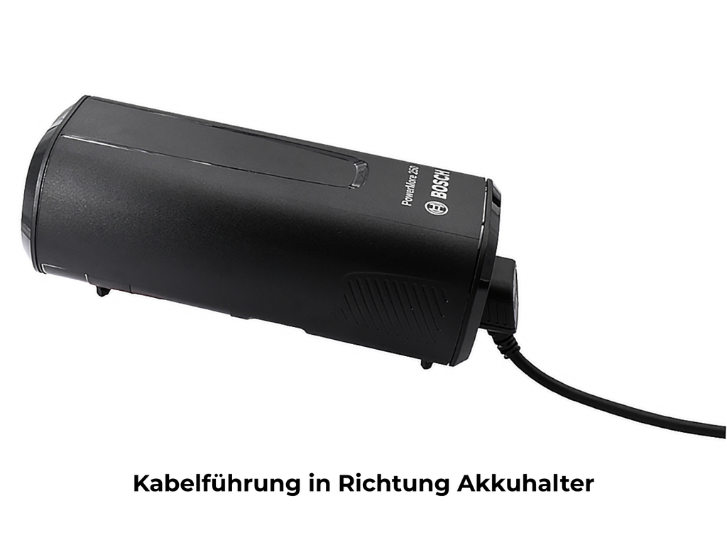 Bosch PowerMore 250 Kit BBP3620 Kabel Richtung Akkuhalter