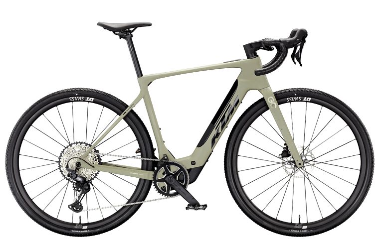 Modernes eBike in neutraler Farbe.