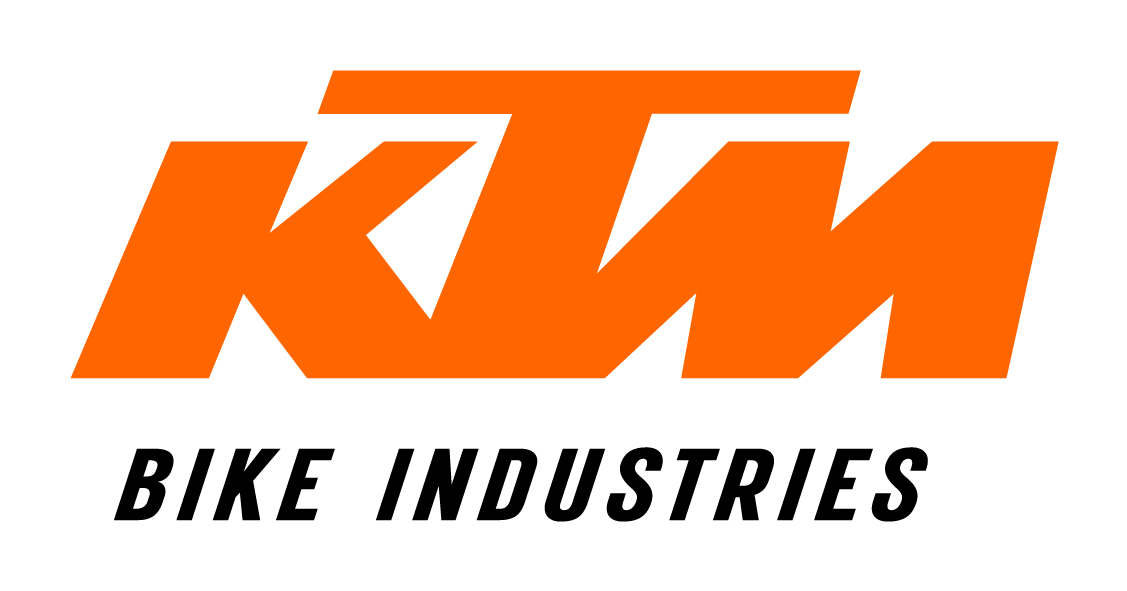 KTM Logo für Bike Industries.