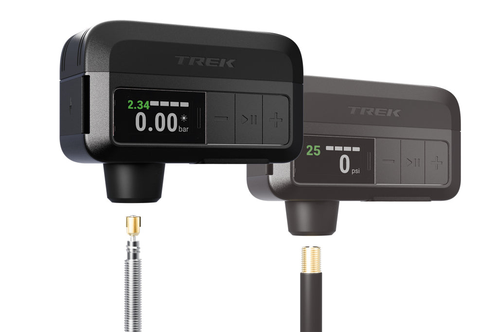 Druckmessgerät für eBike-Reifen.