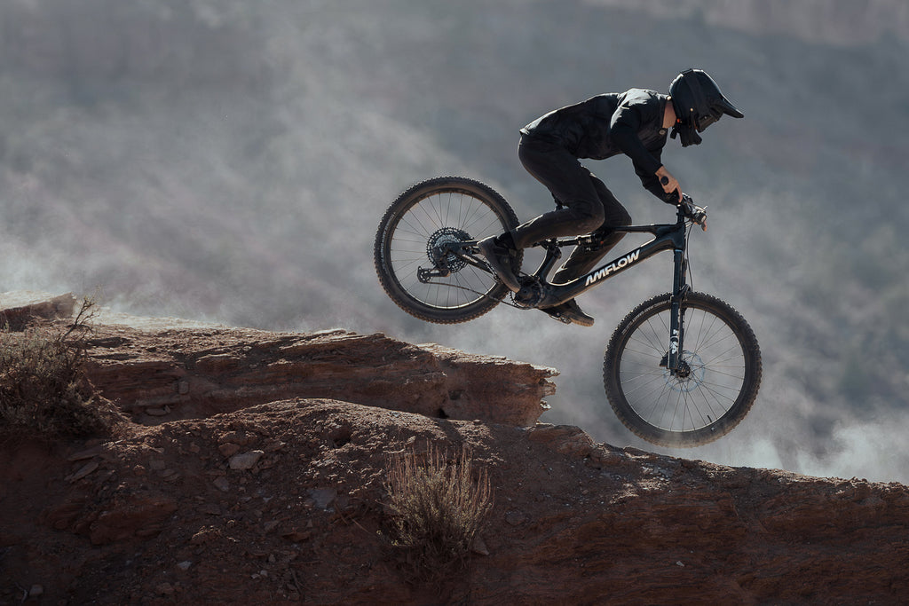 Amflow PX Carbon e-Mountainbike im Traileinsatz