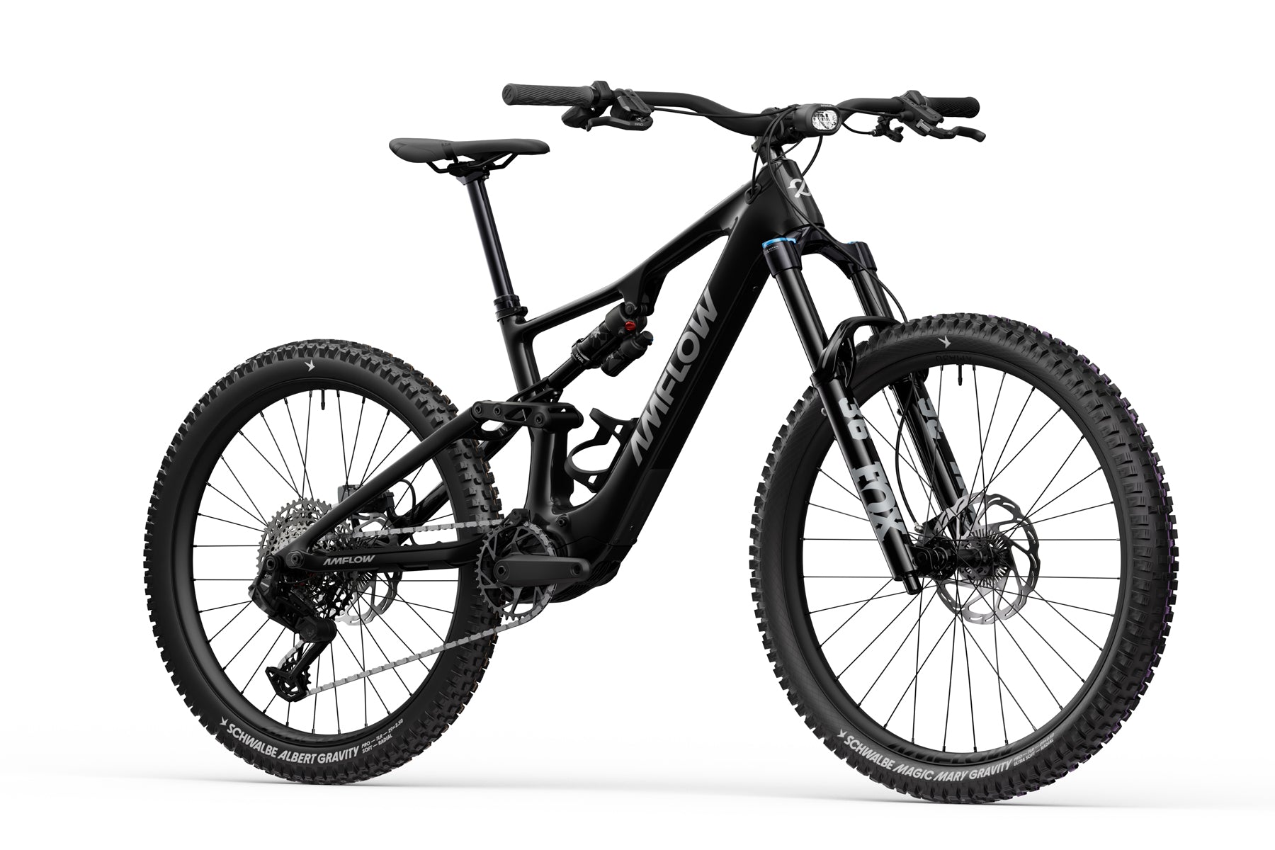 Amflow PX Carbon e-Mountainbike in Frontansicht