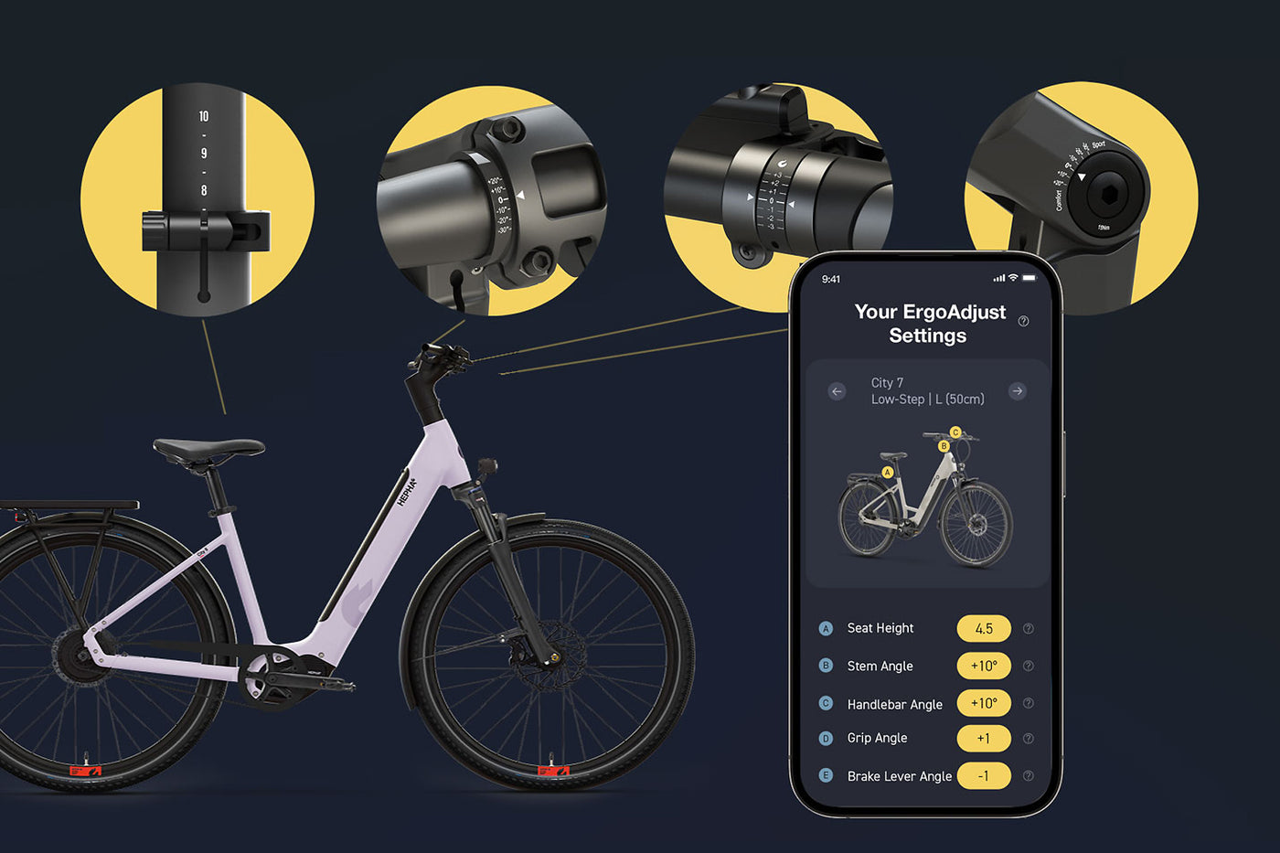 HEPHA ErgoAdjust Cockpit zur Anpassung der Sitzposition