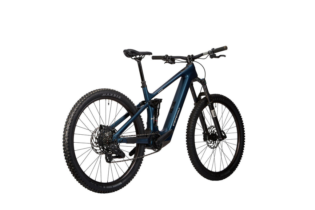 Steppenwolf Tundra 9 2027 in Atlas Blue Matte – schräge Rückansicht