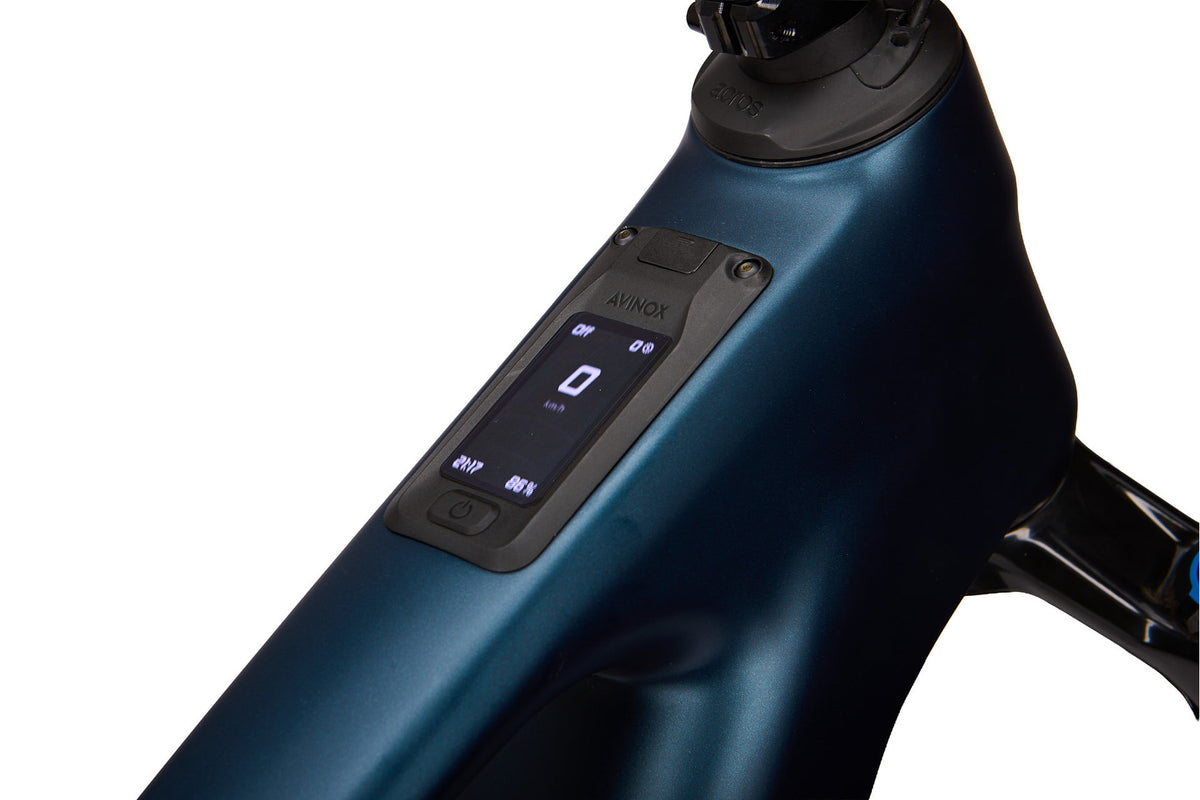 Steppenwolf Tundra 9 2027 in Atlas Blue Matte – Display im Oberrohr