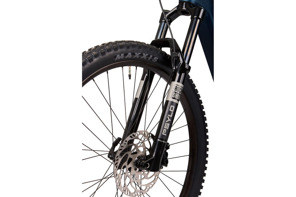 Steppenwolf Tundra 9 2027 in Atlas Blue Matte – Federgabel und Vorderrad