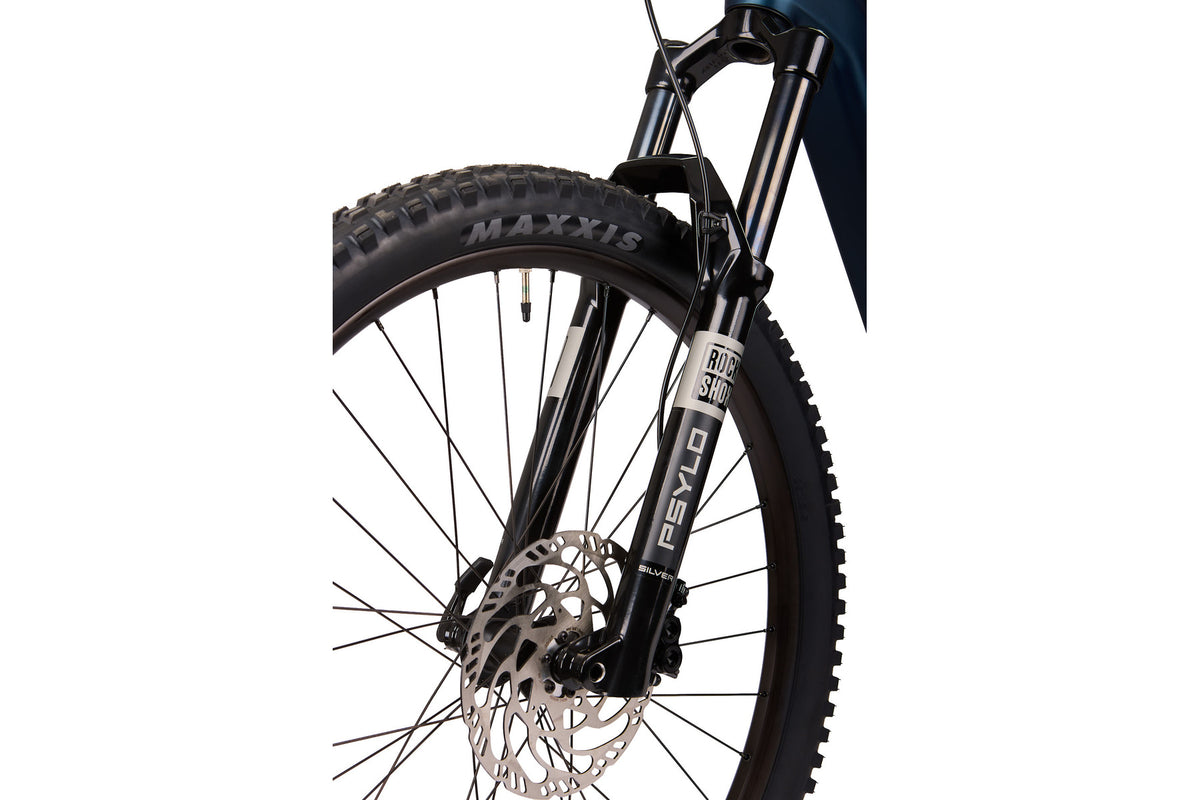 Steppenwolf Tundra 9 2027 in Atlas Blue Matte – Federgabel und Vorderrad