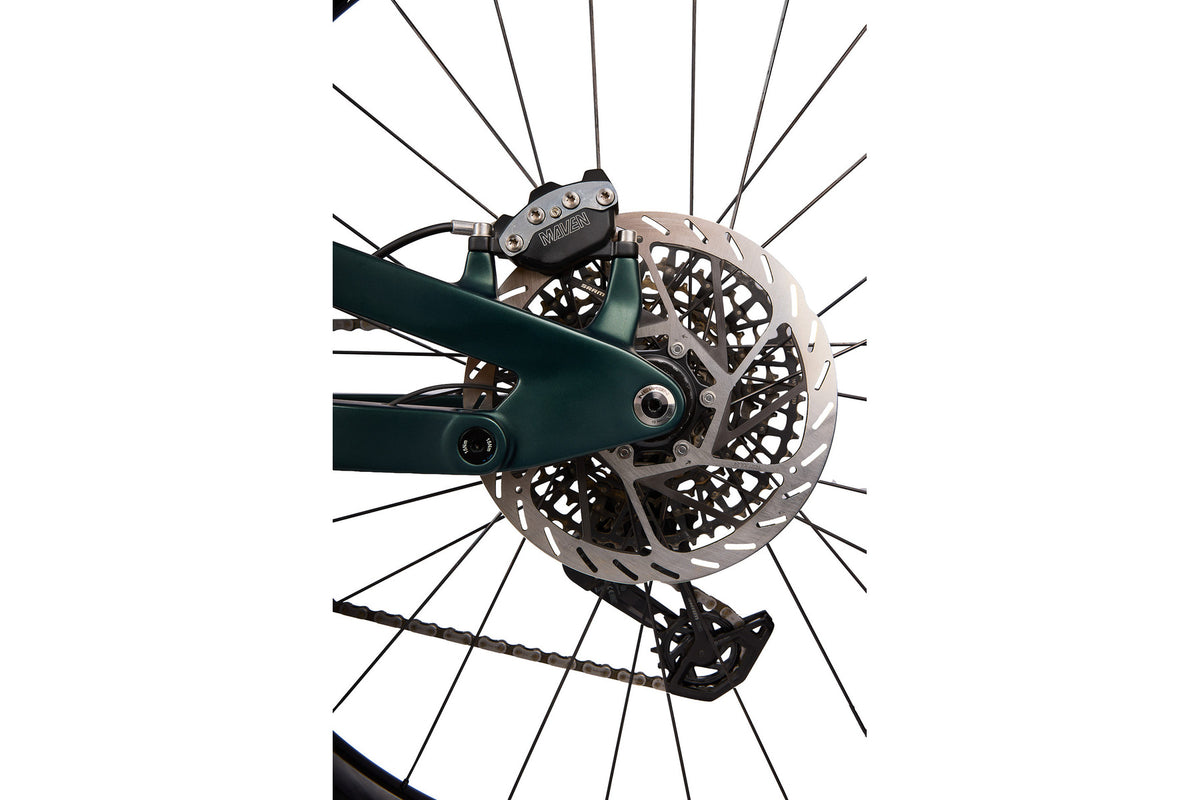 Steppenwolf Tycoon 11 in Dark Green Matte – Bremse am Hinterrad