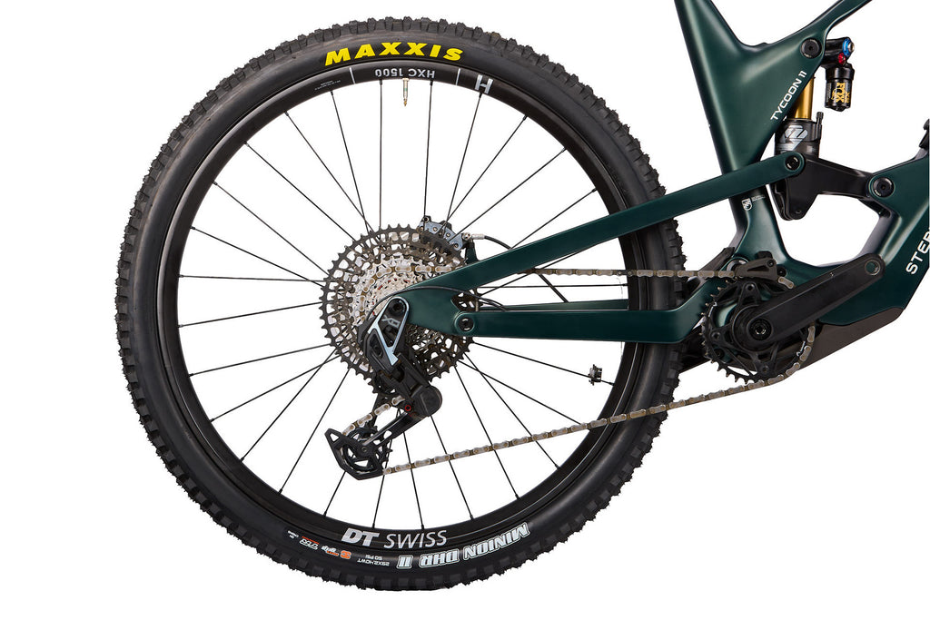Steppenwolf Tycoon 11 in Dark Green Matte – Hinterrad und Schaltung